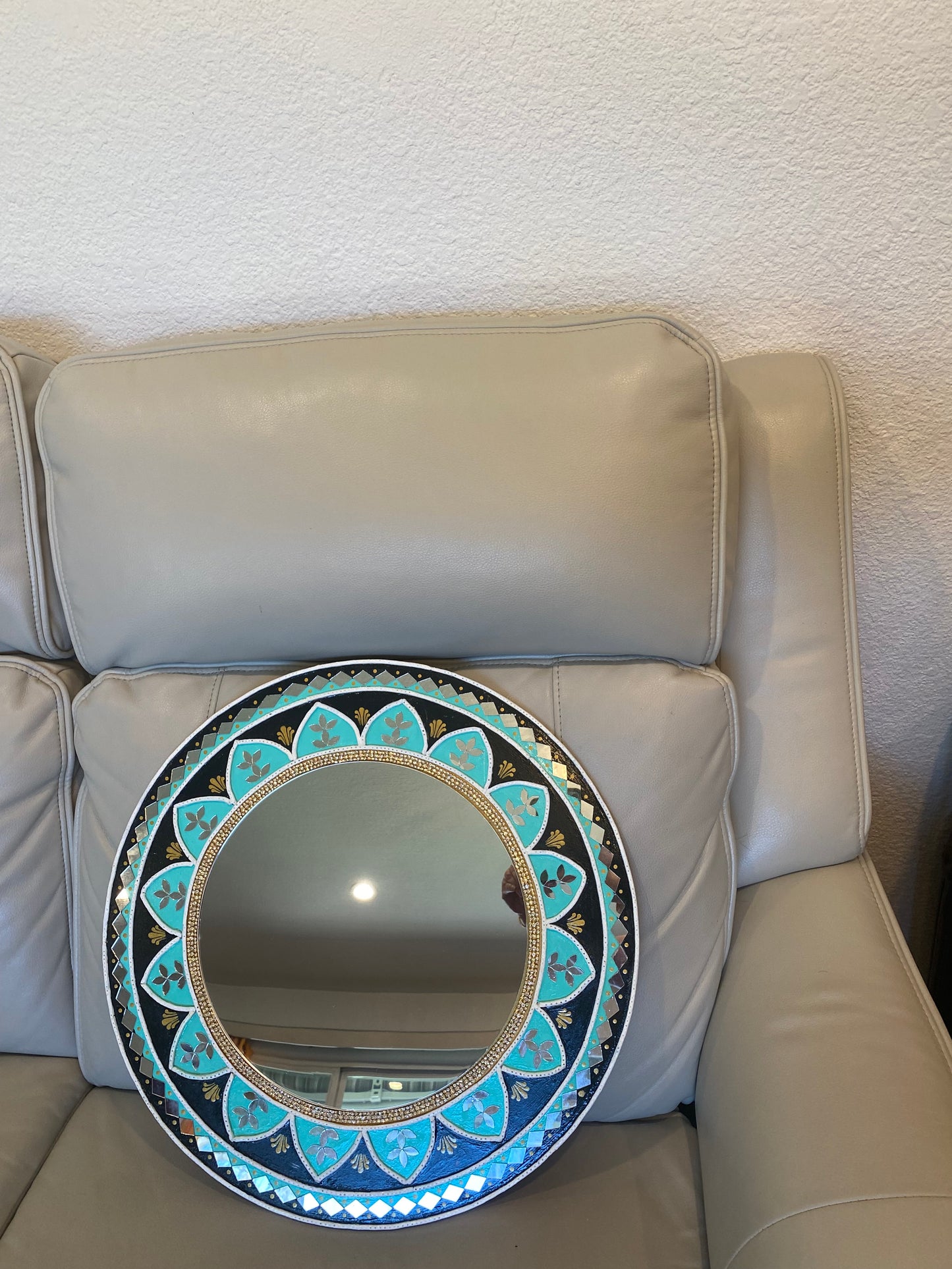 18 inch Lippan Art Mirror