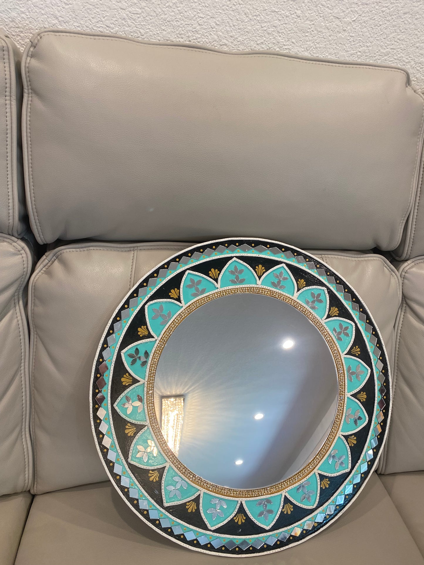 18 inch Lippan Art Mirror