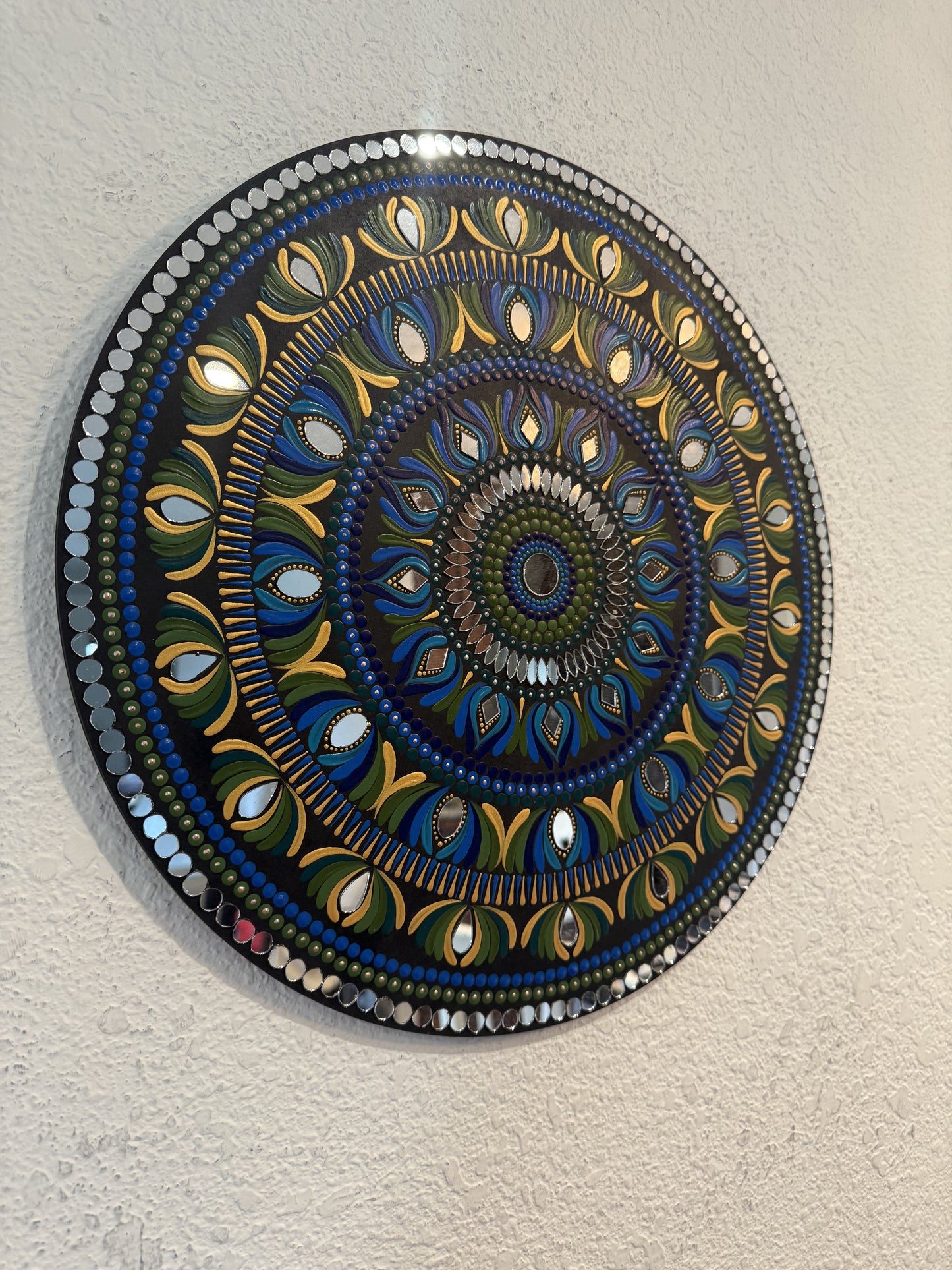 Gorgeous Hand Painted 18 inch Dot Mandala Wall art