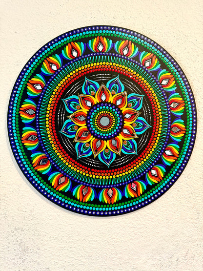 Gorgeous Hand Painted 18 inch Dot Mandala Wall art
