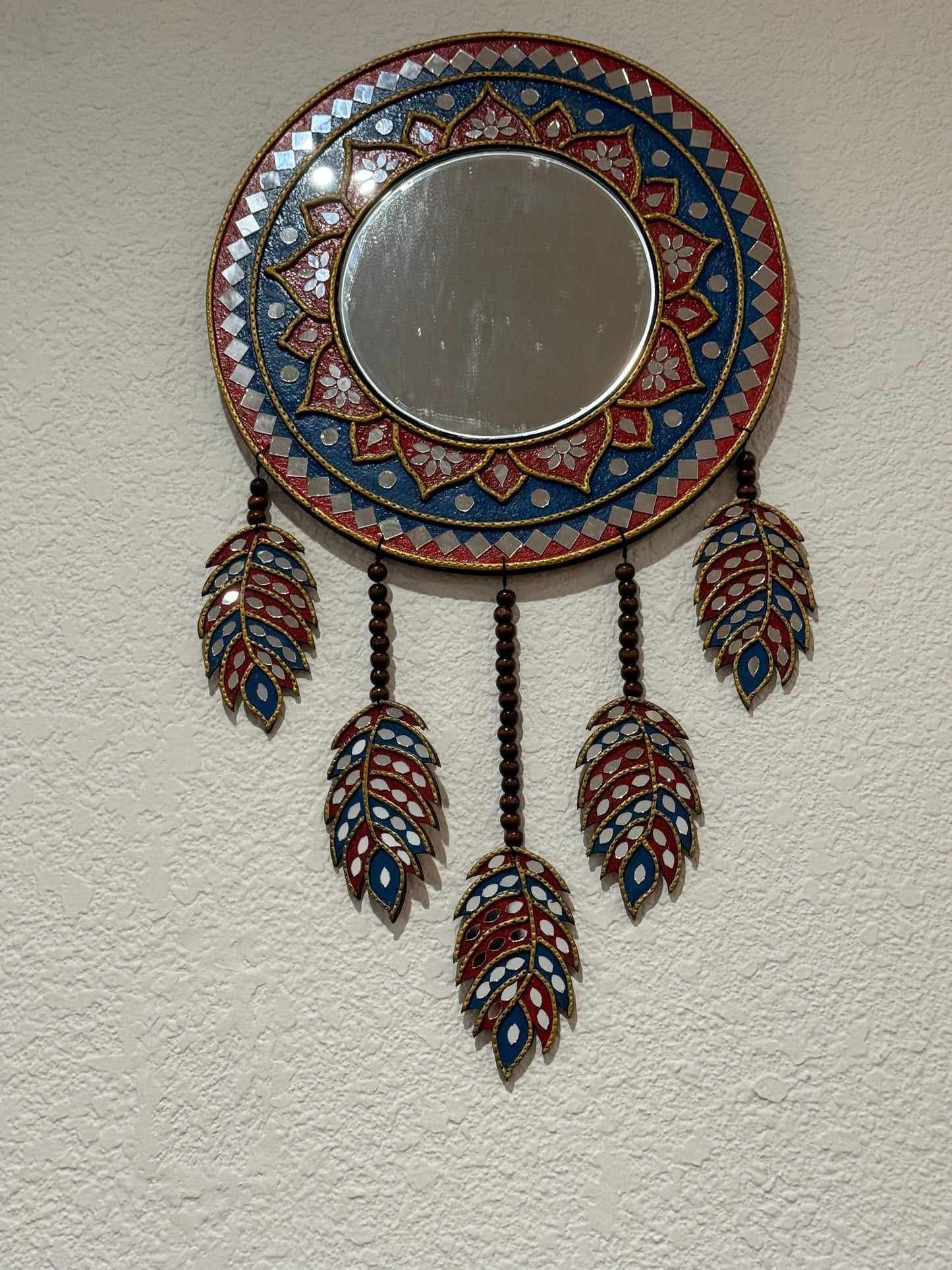 12 inch unique antique finish Lippan Art Dreamcatcher