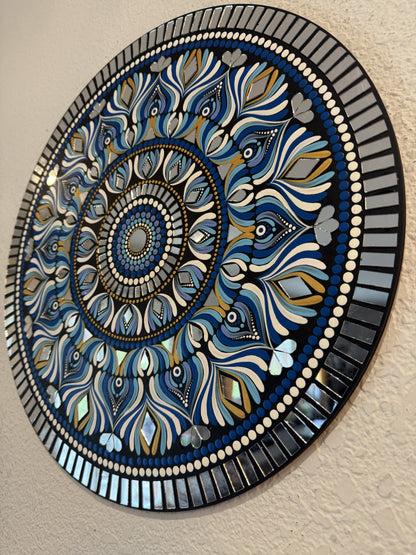 Gorgeous Hand Painted 18 inch Dot Mandala Wall art