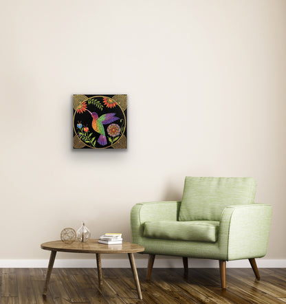 Gorgeous Hand Painted Dot Painting Wall art