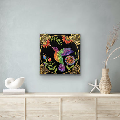 Gorgeous Hand Painted Dot Painting Wall art